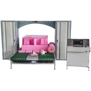 Máquina para fabricar muebles CNC, cortadora de contorno de doble hoja multifunción de alta velocidad, cortador de almohadas